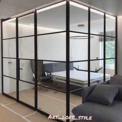 Перегородка в стиле лофт.