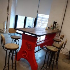 Дизайнерский авторский барный стол ручной работы.