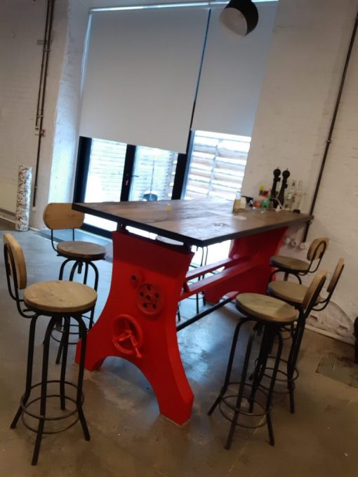 Дизайнерский авторский барный стол ручной работы.