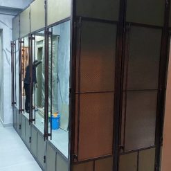 шкаф в стиле лофт в прихожую